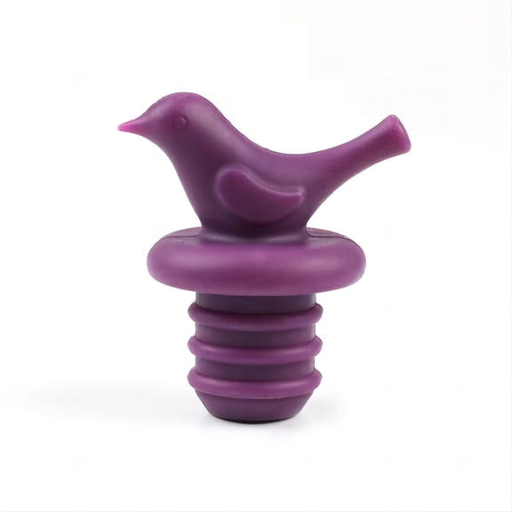 Little Bird Wine Bottle Stopper, Silicone Reusable Beverage Bottle Stopper, Decorate Wine Outlet Cap, Cute Wine Toppers for Preserver