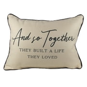 Little Birdie And So Together Pillow - One Pillow 14 Inch, Polyester - Anniversary Love Txt0708