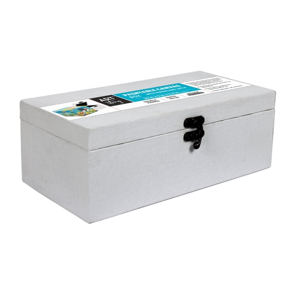 Little Birdie Customizable Canvas & MDF Box With Latch 1/Pkg-10"X5"X3.5"