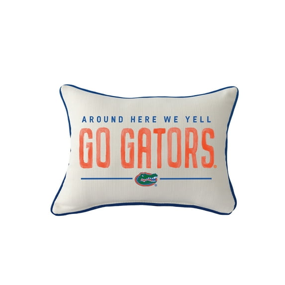 Little Birdie Florida Gators Rectangular Piped Pillow