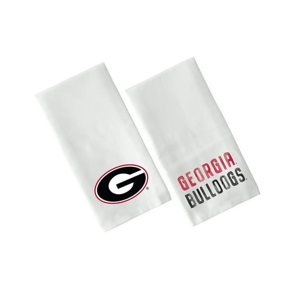 Little Birdie  Georgia Bulldogs 2-Pack Tea Towel Set