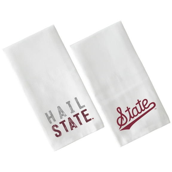 Little Birdie  Mississippi State Bulldogs Two-Pack Tea Towel Set