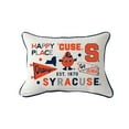 thumbnail image 1 of Little Birdie  Syracuse Orange Rectangular Piped Pillow, 1 of 1