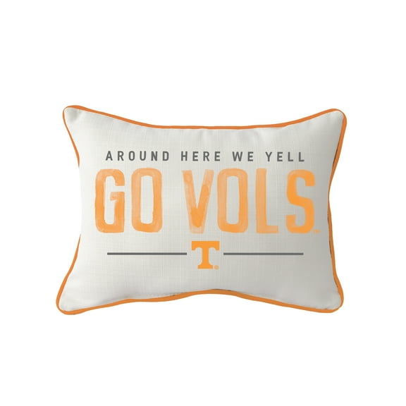 Little Birdie Tennessee Volunteers Rectangular Piped Pillow