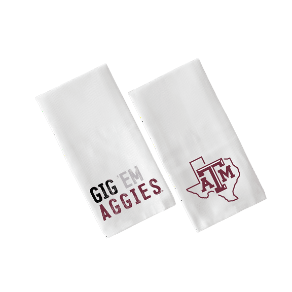 Little Birdie Texas A&M Aggies 2-Pack Tea Towel Set