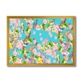 thumbnail image 1 of Little Birds Sitting On Spring Flow Tree 32 in x 16 in Framed Painting Canvas Art Print, by Designart, 1 of 4