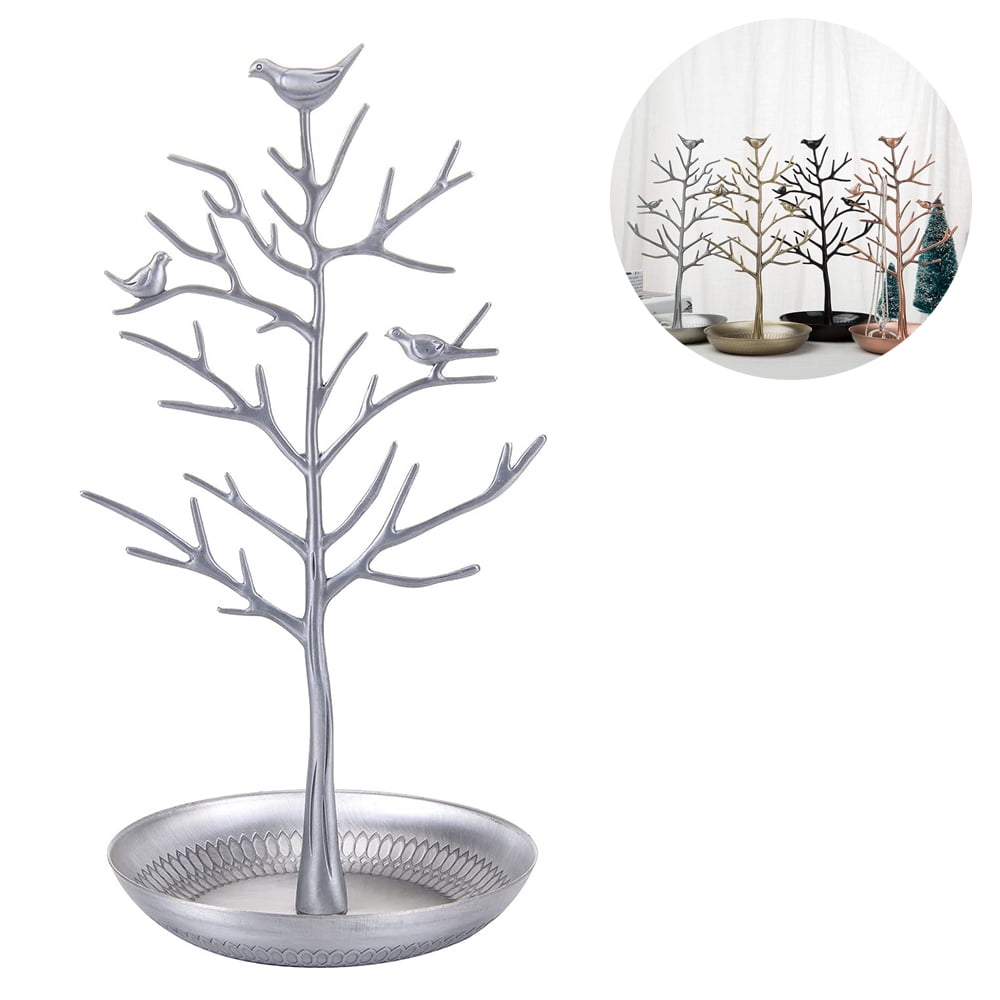 Little Birds Tree Jewelry Earring Necklace Display Stand Jewelrys