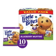 Little Bites Blueberry Muffins, 10 packs, Mini Muffins, 16.5 oz Multipack