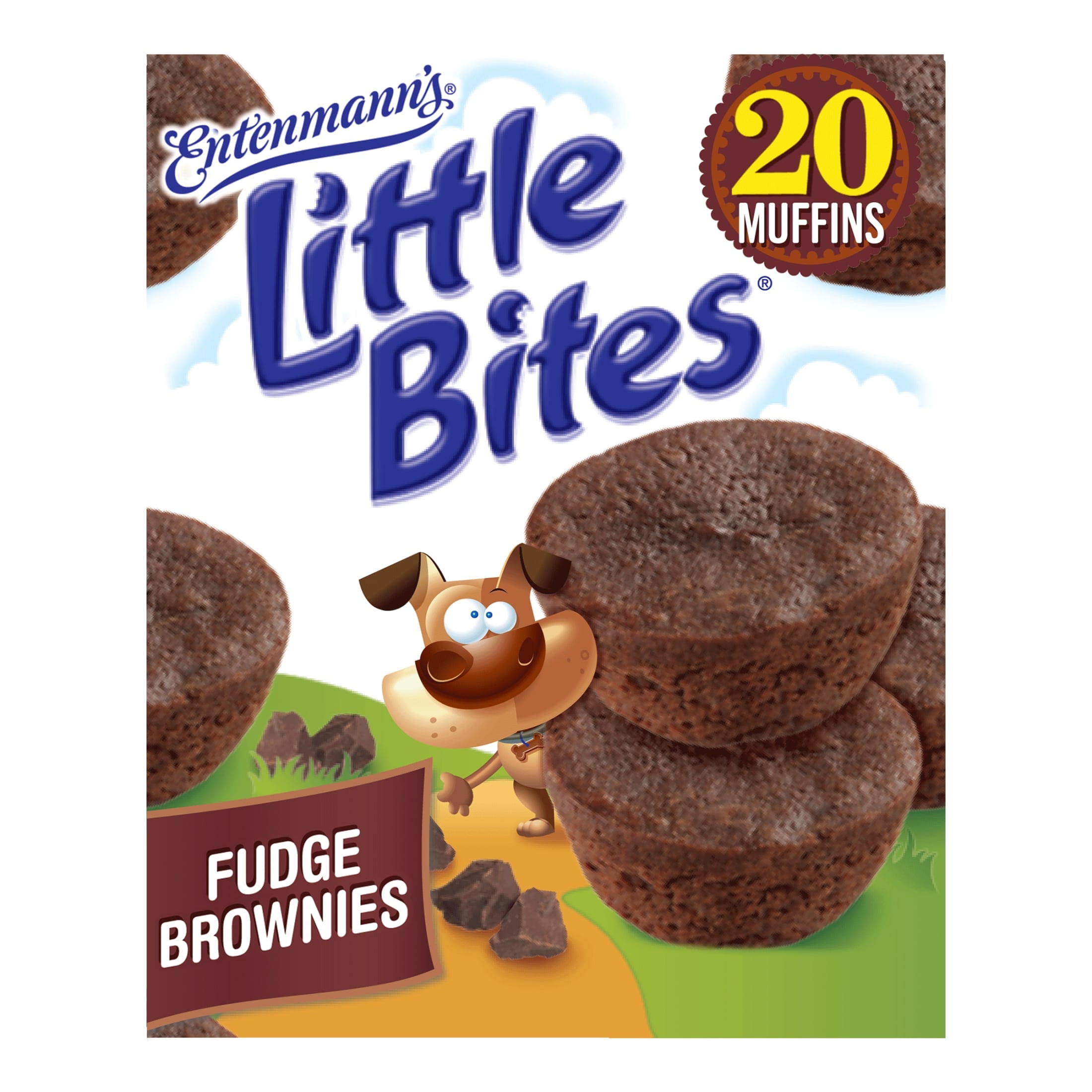 Little Bites Chocolate Fudge Brownies, Mini Muffins, 9.75 oz Box ,1PACK