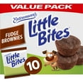 thumbnail image 1 of Little Bites Fudge Muffins, 10 packs, Real Chocolate Mini Brownies, 19.5 oz Box, 1 of 7