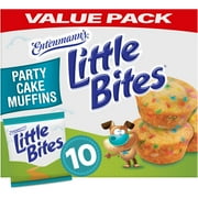 Little Bites Party Cake Muffins, 10 packs, Cake and Sprinkles Mini Muffins, 16.5 oz Multipack
