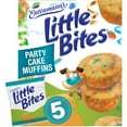 thumbnail image 1 of Little Bites Party Cake Muffins 5 count Cake and Sprinkles Mini Muffins 8.25 oz Box (Pack of 2), 1 of 5