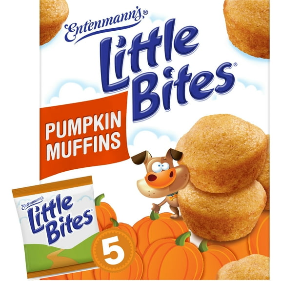 Little Bites Pumpkin Muffins, 5 packs, Mini Muffins, 8.25 oz Multipack