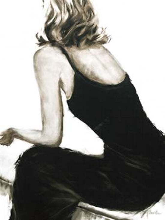 Little Black Dress II Canvas Art - Janel Eleftherakis (18 x 24)