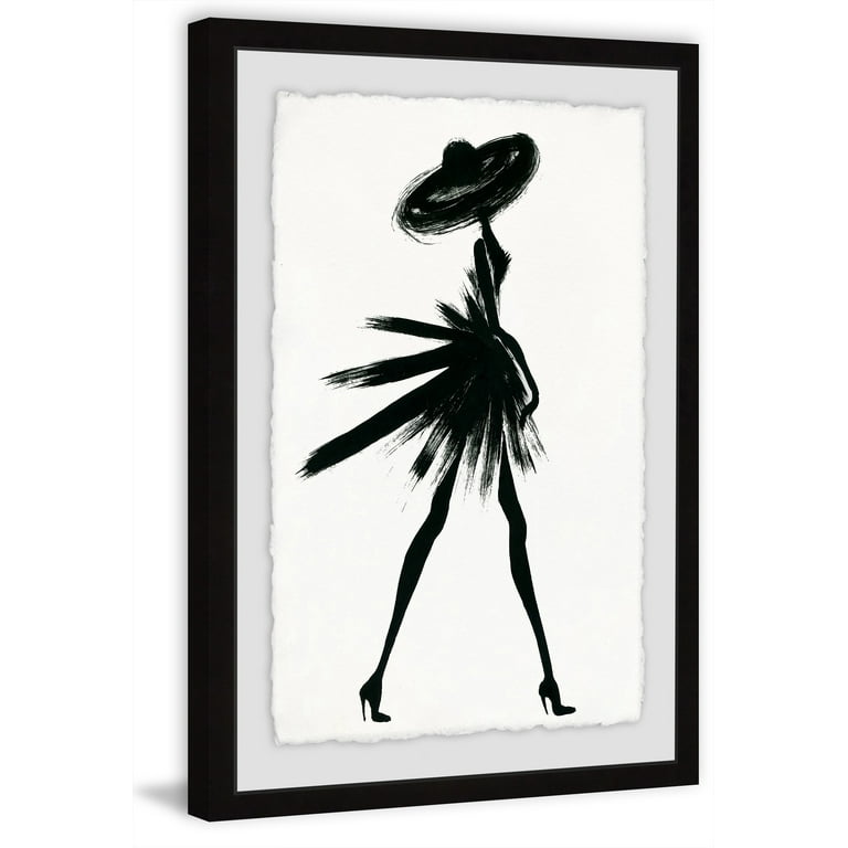 Little Black Dress II Framed Painting Print