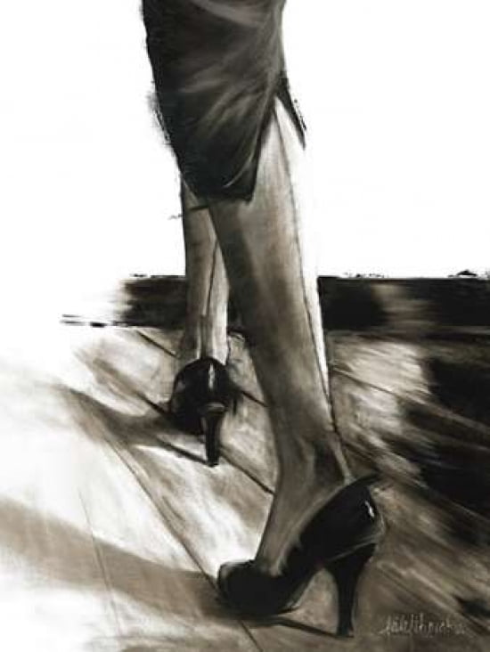 Little Black Dress IV Canvas Art - Janel Eleftherakis (18 x 24)