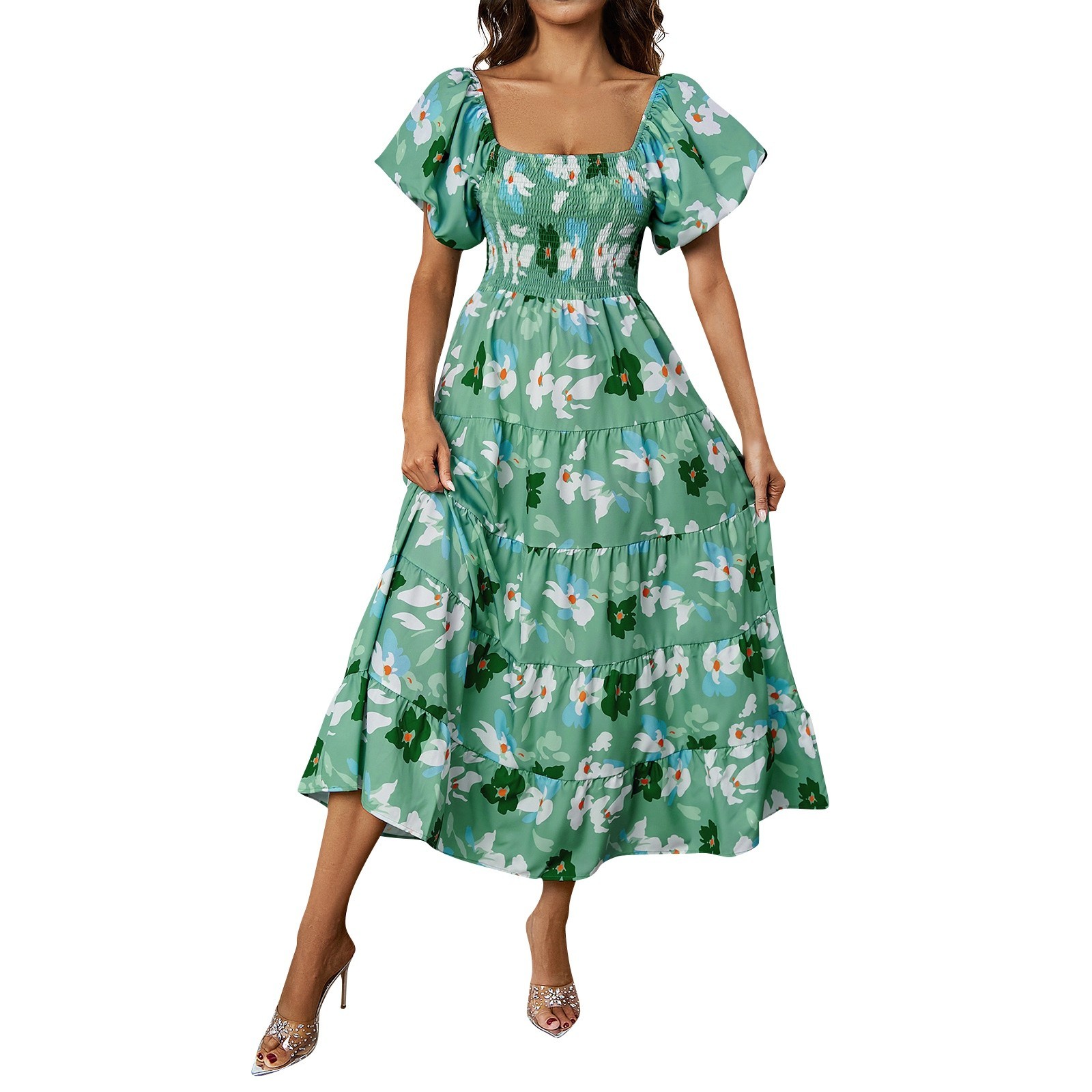 Little Black Dress for Women Cocktail, Mother Daughter Matching Floral ...