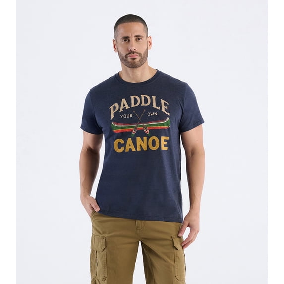 Little Blue House Men's Graphic Tee, Paddle Your Own Canoe