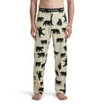 thumbnail image 1 of Little Blue House Men's Jersey Pajama Pants, Black Bears, X-Large, 1 of 8