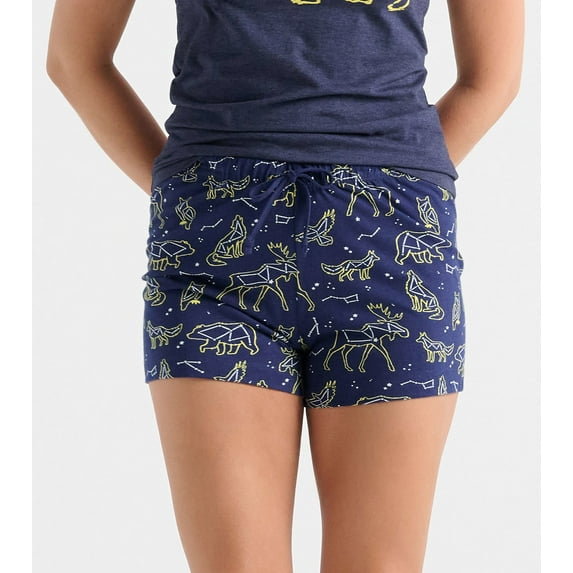 Little Blue House Women's Pajama Shorts, Animal Constellations, X-Small
