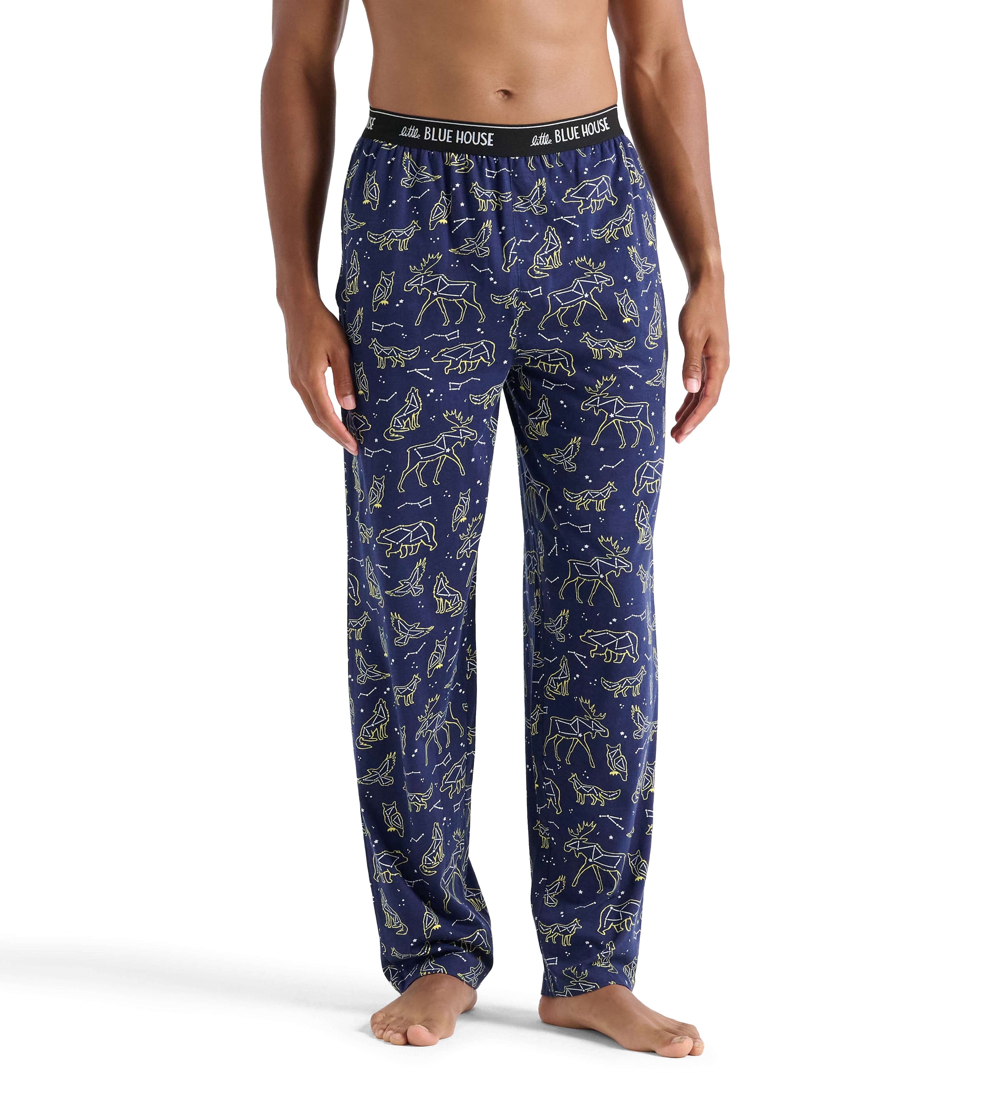 Pantalon De Pyjama Homme Hatley - 100% Coton, Taille Élastiquée, Poches - Confort Week-end