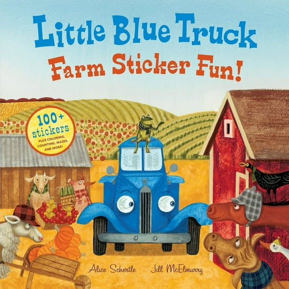 Little Blue Truck Farm Sticker Fun! (Paperback)