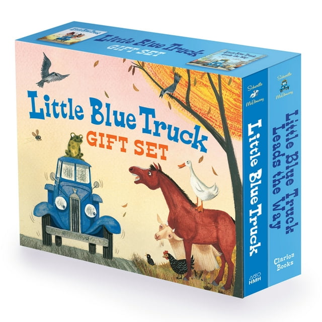 Little Blue Truck: Little Blue Truck 2-Book Gift Set: Little Blue Truck Board Book, Little Blue Truck Leads the Way Board Book (Paperback)