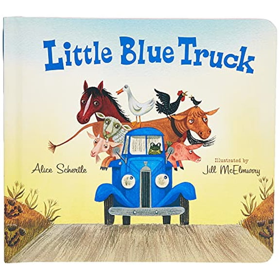 Pre-Owned Little Blue Truck Padded Board Book (Board book) 0358211786 9780358211785