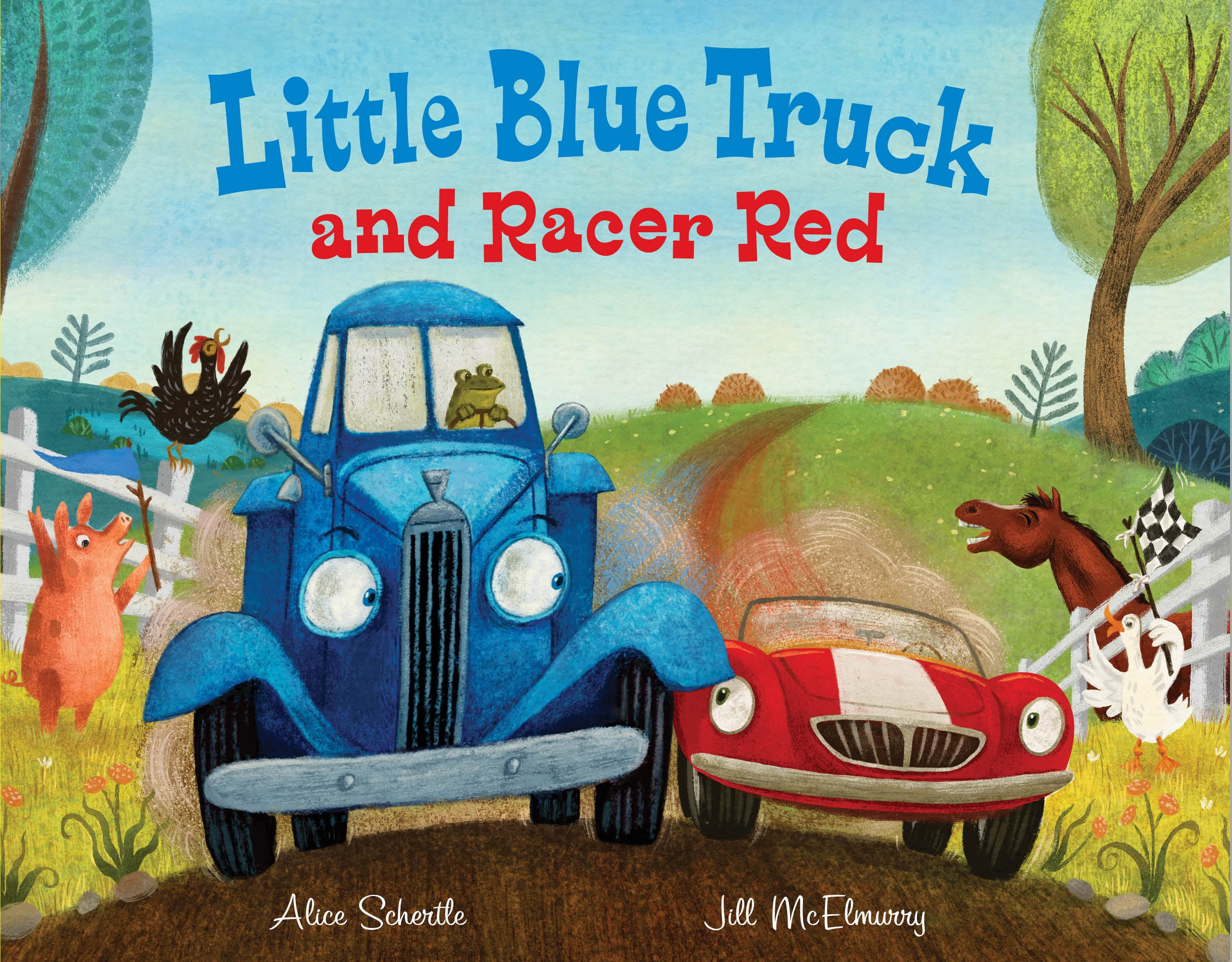 Little Blue Truck and Racer Red (Hardcover)