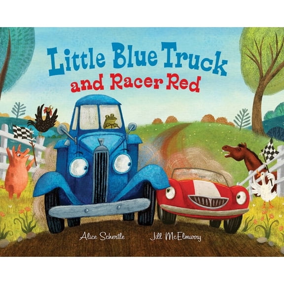 Little Blue Truck and Racer Red (Spiral Bound)
