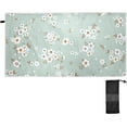 thumbnail image 1 of Little Bohemian Flowers Beach Towel Fast Drying Camping Towels Sand Free Beach Blanket Soft Absorbent Travel Sport Towel for Gym Bath Shower Swimming 30" x 60" Washcloth Gift, 1 of 7