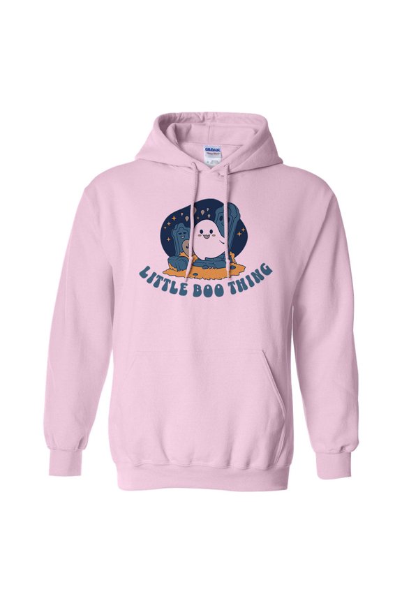Little Boo Thing Hoodie Sweatshirt Unisex Medium Pink