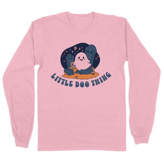 Little Boo Thing Long Sleeve Shirt Unisex X-Large Pink