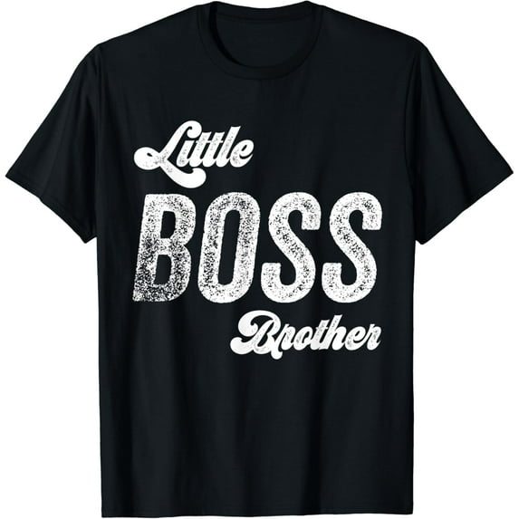 Little Boss Brother Baby Children Toddler Boy Fathers Day T-Shirt Unisex S-5XL Hot Trending Shirt, Vintage Birthday Gift