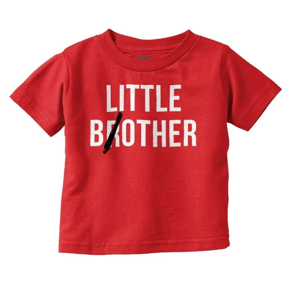 Little Bother Funny Brothers Youth T Shirt Tee Boys Infant Toddler Brisco Brands 2T