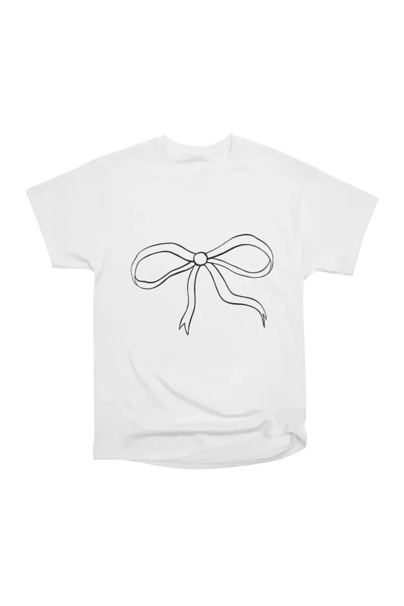 Little Bow BW T-Shirt Tee Gift For Him Merch For Her Apparel For Friend
