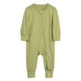 thumbnail image 1 of Little Boy Onesies Baby Cotton Rompers Footless Pajamas Zipper Long Sleeve Sleeper Jumpsuit, 1 of 4