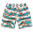thumbnail image 1 of Little Boy Swim Trunks Swimming Short Cute Print Casual Drawstring Swimming Trunks Clothes 11-12 Years, 1 of 4