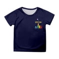 thumbnail image 1 of Little Boy's Paris T Shirt Sports Fans Gift Tops Summer Short Sleeved T-Shirt, 1 of 3