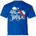 thumbnail image 1 of Little Boys 4th of July Shirt - Car Graphic Tees USA America 2T 3T 4T 5/8, 1 of 2