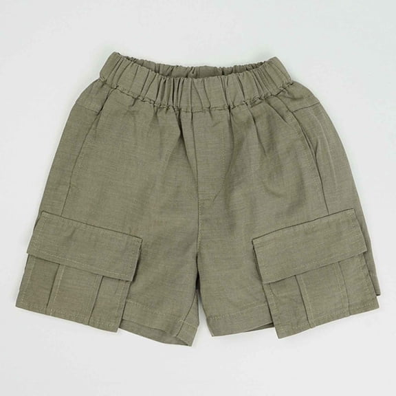 Little Boys Cargo Shorts for Kids Lightweight Casual Straight Leg Regular Summer Shorts with Pocket Boys Clothes 3-4 Years Boys Clothes