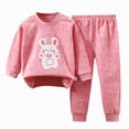 thumbnail image 1 of Little Boys Clothes Outfits Spring Fall Graphic Long Sleeve Elastic Waist 3M 6M 12M 18M Everyday Outfit Set 2 Pcs, 1 of 4