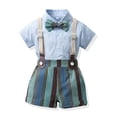 thumbnail image 1 of Little Boys Dress Suit Button Down Shirt Formal Gentleman Suits Toddler Boy Outfit 5-6 Years, 1 of 7