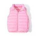 thumbnail image 1 of Little Boys Girls Puffer Vest Boys Vest Lightweight Cute Jackets with Pockets Sleeveless Kids Winter Jacket for Children 8-9 Years, 1 of 3
