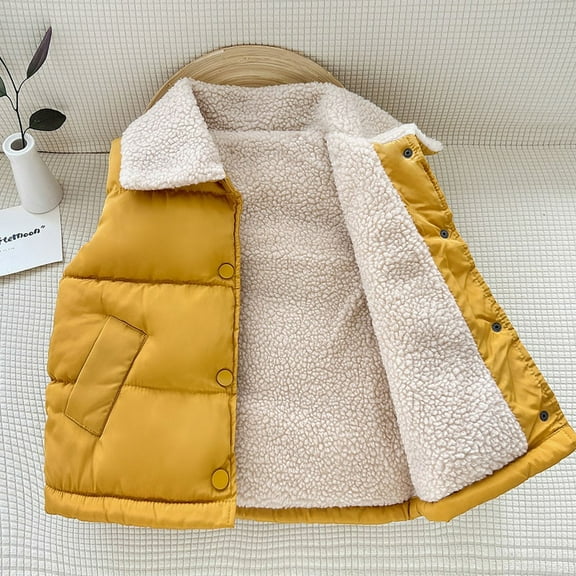 Little Boys Girls Puffer Vest Boys Vest Lightweight Puffer Jacket Sleeveless Winter Down Vest for Boys 6-7 Years