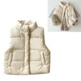 thumbnail image 1 of Little Boys Girls Puffer Vest Boys Vest Stand Collar Lightweight Water-Resistant Zip Up Puffer Jacket Sleeveless Girls' Fashion 3-6 Months, 1 of 7
