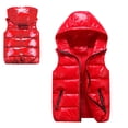 thumbnail image 1 of Little Boys Girls Puffer Vest Girls Vest Cute Jackets Zipper Up Down Coats Winter Down Vest for Children 4-5 Years, 1 of 4