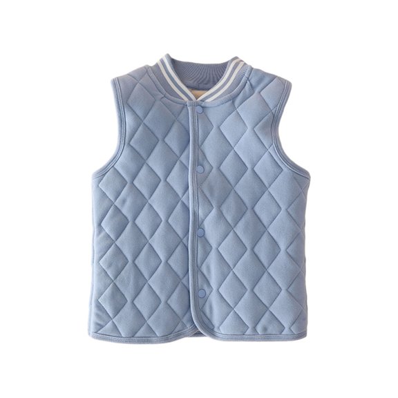 Little Boys Girls Puffer Vest Girls Vest Light Weight Down Vest with Button Down Puffer Jacket Sleeveless Kids Puffer Jacket 4-5 Years