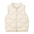 thumbnail image 1 of Little Boys Girls Puffer Vest Kids Boys Girls Winter Vest Lightweight Windproof Down Jacket Sleeveless Baby Girl Jacket for Children 4-5 Years, 1 of 7
