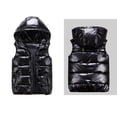 thumbnail image 1 of Little Boys Girls Puffer Vest Kids Boys Winter Vest Hoodie Vest Sleeveless Lightweight Puffer Jacket Winter Vest for Little Girls 3-4 Years, 1 of 4